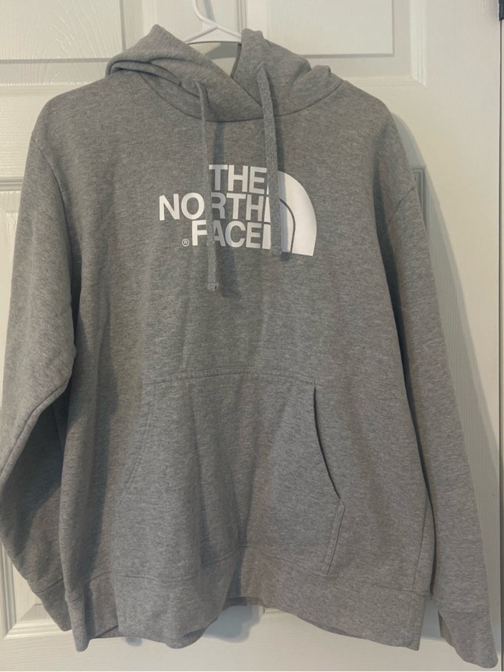The North Face Gray Logo Crewneck Hoodie